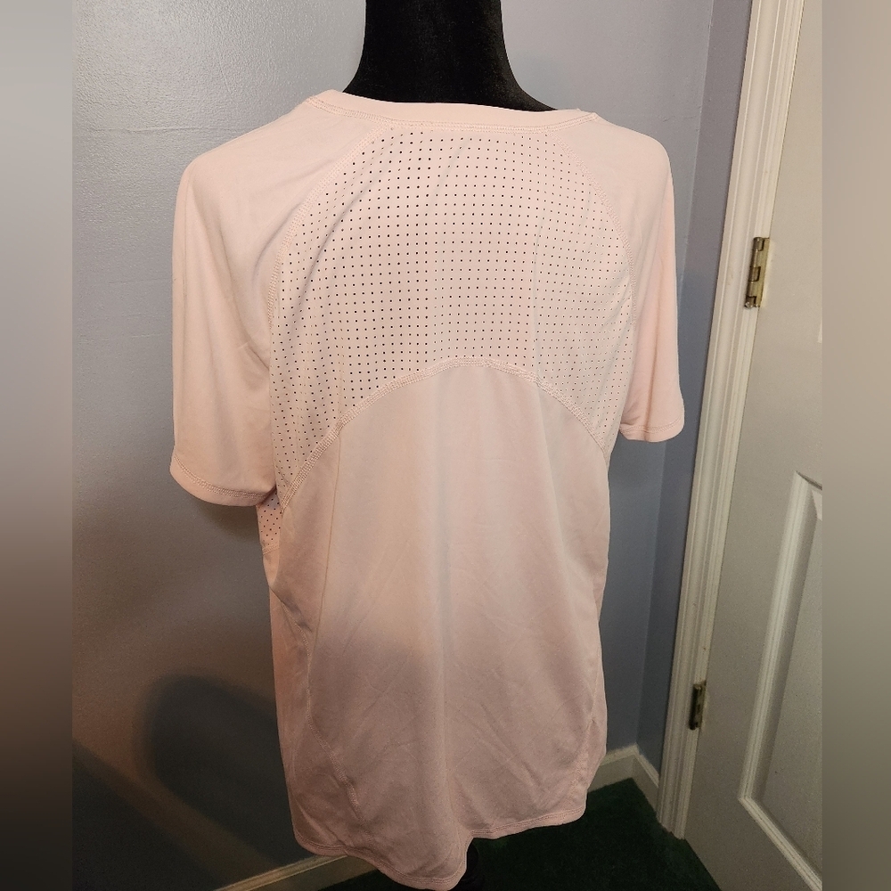 Avia Size XXL(20) Pink Athletic Short Sleeve Top - Picture 5 of 8